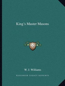 portada king's master masons (en Inglés)
