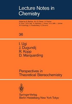 portada perspectives in theoretical stereochemistry (en Inglés)