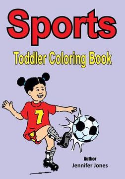 portada Toddler Coloring Book: Sports (in English)