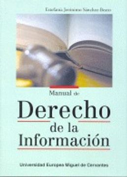 portada Manual de Derecho de la Información (Studium)