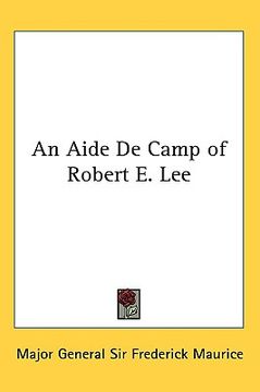 portada an aide de camp of robert e. lee (en Inglés)