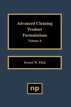 portada advanced cleaning product formulations, vol. 4 (en Inglés)