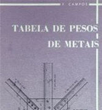 portada tabela de pesos de metais