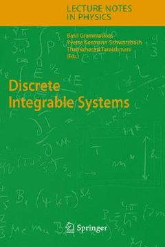 portada discrete integrable systems (en Inglés)