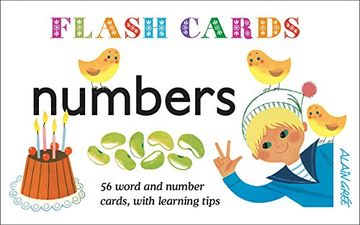 portada Numbers - Flash Cards: 56 Word and Number Cards, with Learning Tips