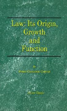 portada law: its origin, growth and function (en Inglés)