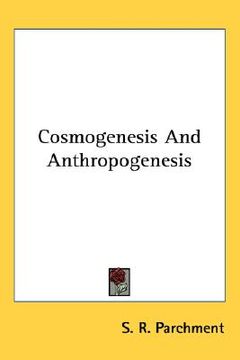 portada cosmogenesis and anthropogenesis