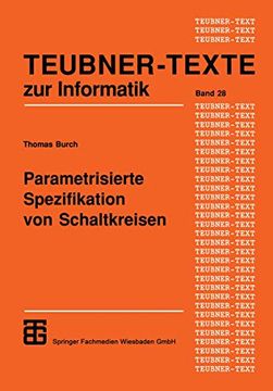 portada Parametrisierte Spezifikation von Schaltkreisen: Graphischer Entwurf Regulärer Strukturen (in German)