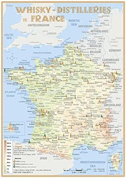 portada Whisky Distilleries France and Benelux - Tasting map (en Inglés)