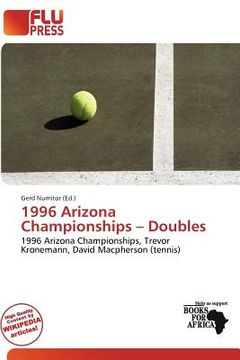 1996 arizona championships - doubles (en Inglés)