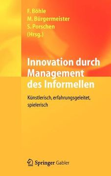 portada innovation durch management des informellen (en Alemán)