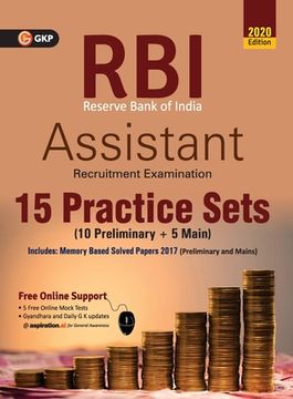 portada RBI (Reserve Bank of India) 2020 Assistant 15 Practice Sets (en Inglés)