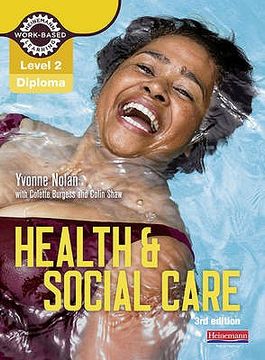 portada level 2 health and social care diploma. candidate book (en Inglés)