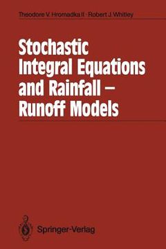 portada stochastic integral equations and rainfall-runoff models (en Inglés)