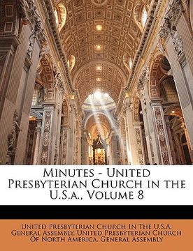 portada minutes - united presbyterian church in the u.s.a., volume 8 (in English)