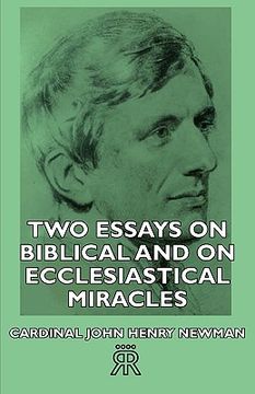 portada two essays on biblical and on ecclesiastical miracles (en Inglés)