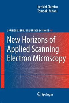 portada new horizons of applied scanning electron microscopy (in English)