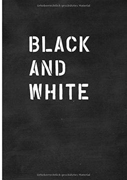 portada Black and White / Schwarz auf Weiß (German Edition)