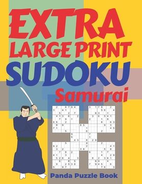 portada Extra Large Print Sudoku Samurai: Sudoku Variations Puzzle Books - Brain Games For Adults