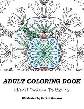 portada Adult Coloring Book: Hand drawn Patterns (en Inglés)