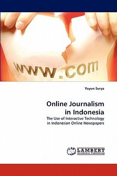 portada online journalism in indonesia (en Inglés)