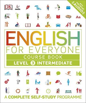 portada English for Everyone Course Book Level 3 Intermediate: A Complete Self-Study Programme (en Inglés)