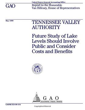 portada Tennessee Valley Authority: Future Study of Lake Levels Should Involve Public and Consider Costs and Benefits