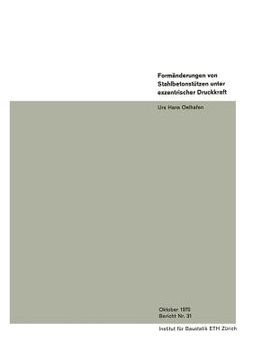 portada Formänderungen Von Stahlbetonstützen Unter Exzentrischer Druckkraft (en Alemán)