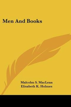 portada men and books (en Inglés)