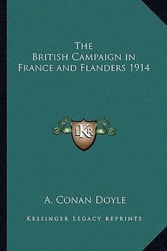 portada the british campaign in france and flanders 1914 (in English)