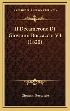 portada Il Decamerone Di Giovanni Boccaccio V4 (1820) (en Italiano)