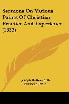 portada sermons on various points of christian practice and experience (1833) (en Inglés)