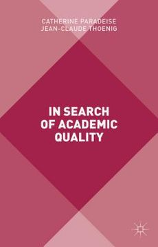 portada In Search of Academic Quality (en Inglés)