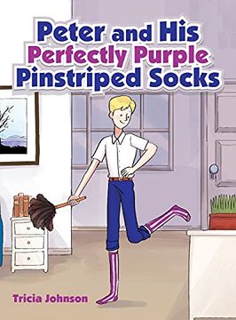 portada Peter and his Perfectly Purple Pinstriped Socks (en Inglés)