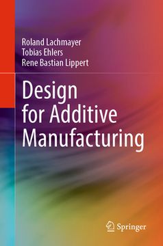 portada Design for Additive Manufacturing (in English)
