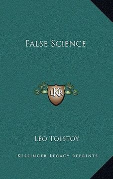 portada false science (en Inglés)