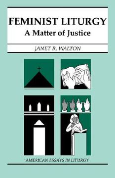 portada feminist liturgy: a matter of justice (en Inglés)