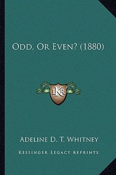 portada odd, or even? (1880) (in English)