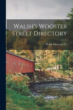portada Walsh's Wooster Street Directory (en Inglés)