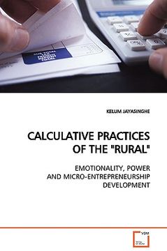 portada calculative practices of the "rural" (en Inglés)