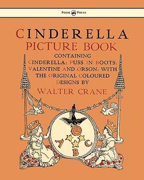 portada cinderella picture book - containing cinderella, puss in boots & valentine and orson (in English)