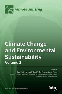 portada Climate Change and Environmental Sustainability-Volume 3 (en Inglés)