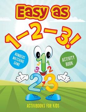 portada Easy as 1-2-3! Numbers Matching Game Activity Book (in English)