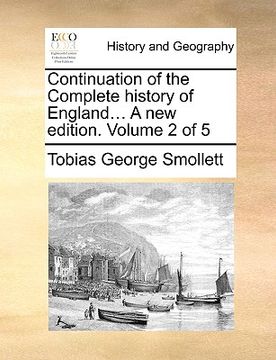 portada continuation of the complete history of england... a new edition. volume 2 of 5 (in English)