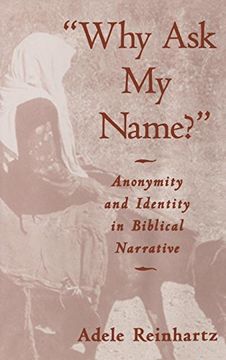 portada "Why ask my Name? "W Anonymity and Identity in Biblical Narrative (in English)