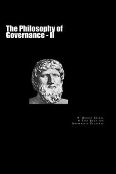 portada The Philosophy of Governance - II: A Text Book for University Students (Volume 2)