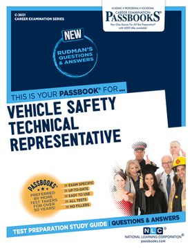 portada Vehicle Safety Technical Representative (C-3651): Passbooks Study Guide Volume 3651 (en Inglés)
