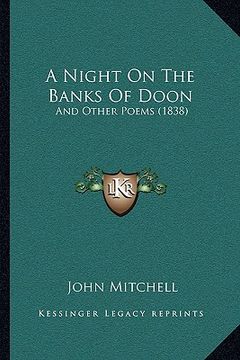 portada a night on the banks of doon: and other poems (1838) (en Inglés)