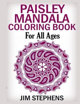 portada Paisley Mandala Coloring Book: For All Ages