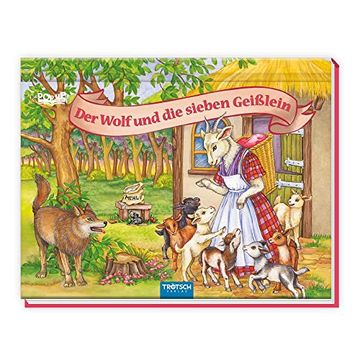 portada Trötsch Märchenbuch Pop-Up-Buch der Wolf und die Sieben Geißlein: Entedeckerbuch Beschäftigungsbuch (in German)